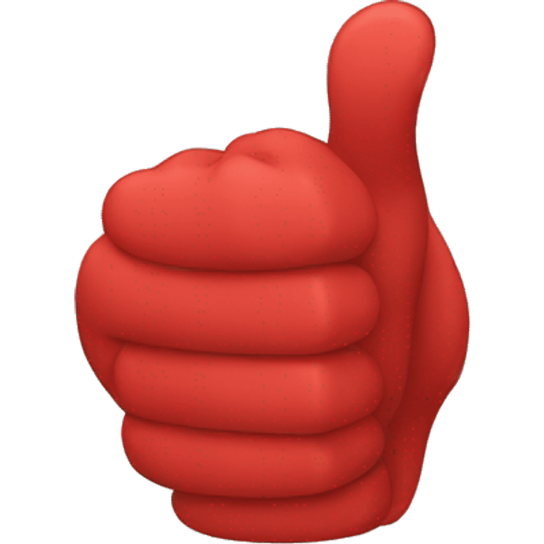 RED Thumbs down emoji