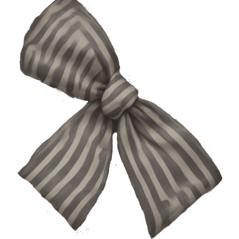 Striped bow emoji