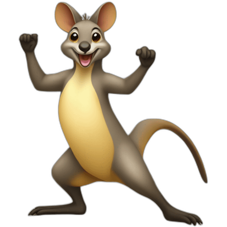 Dancing Quacker Wallaby emoji