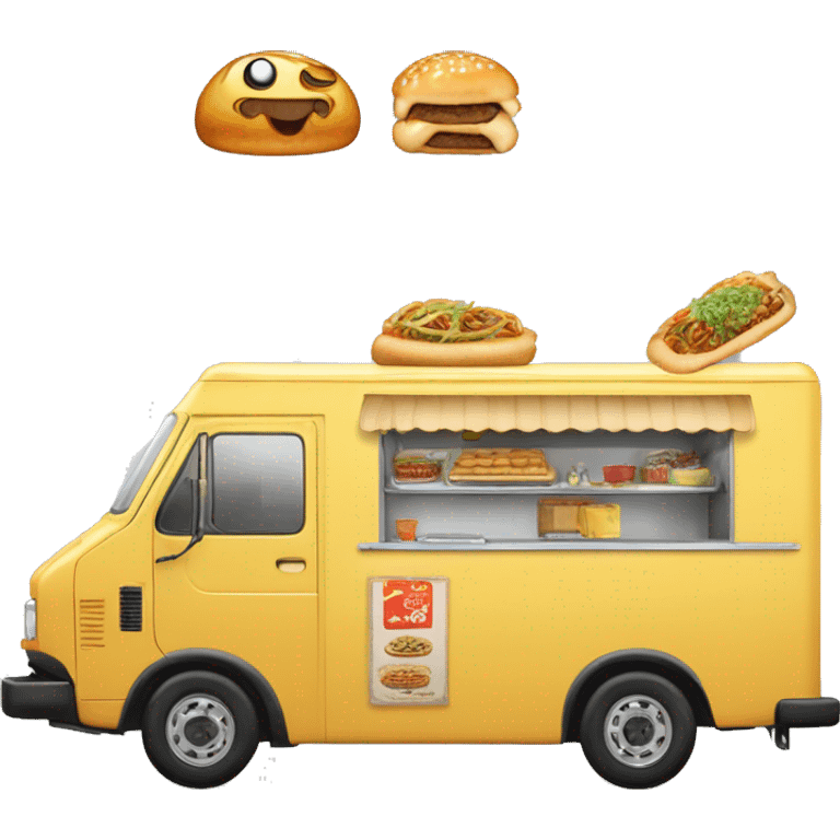 Toyota 86 1973 food truck  emoji