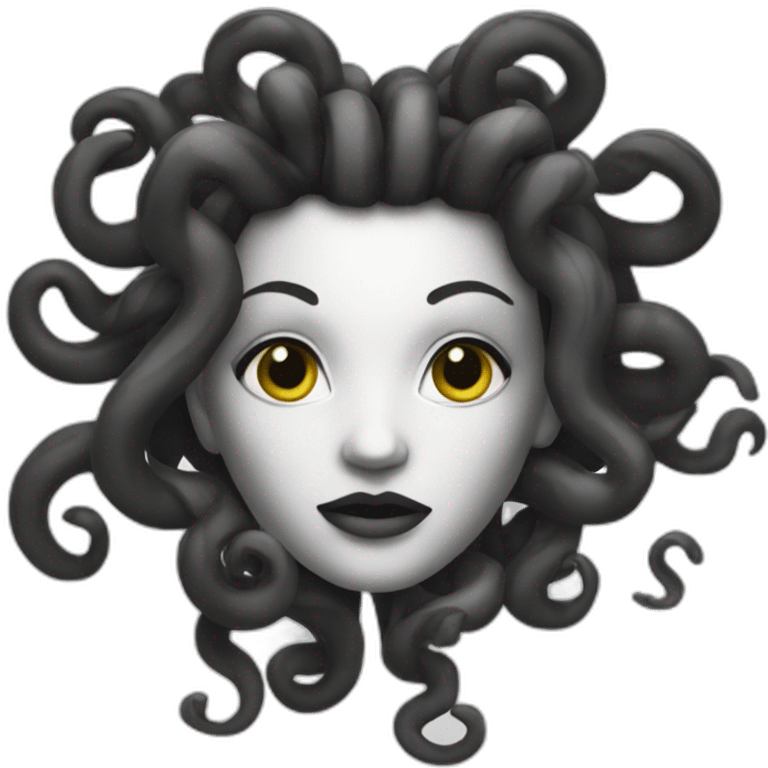 Medusa black emoji