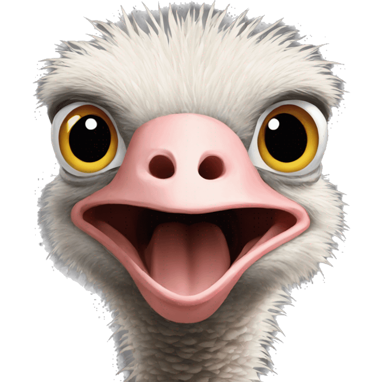 ostrich attack emoji