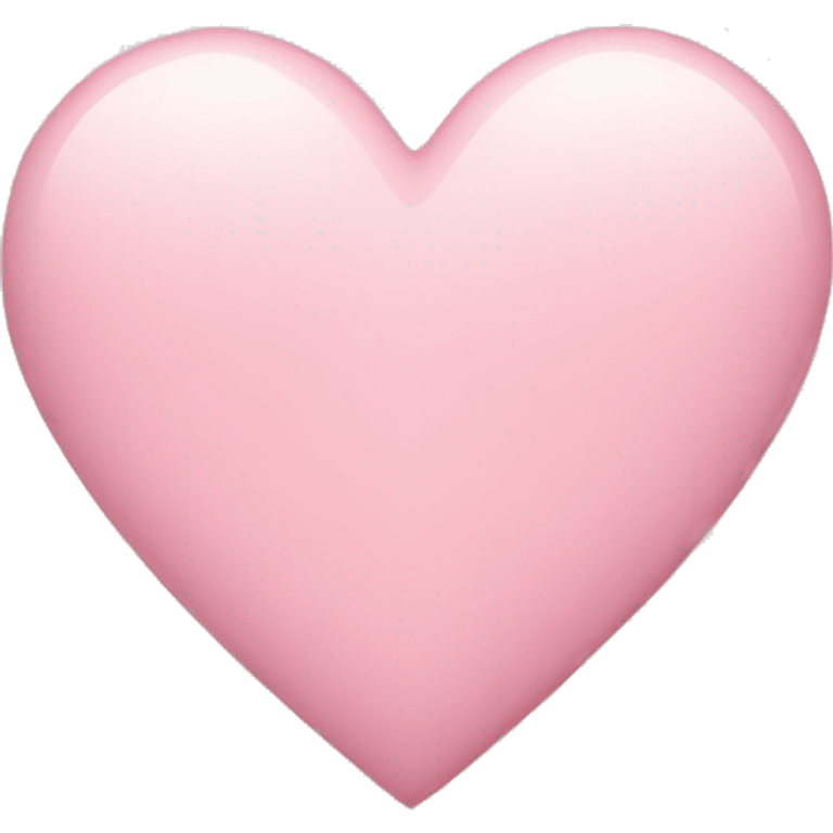 light pink heart emoji