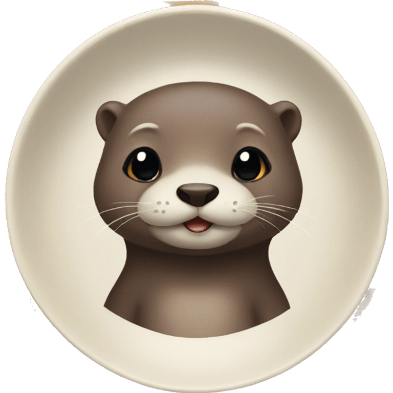 Supper cute otter emoji