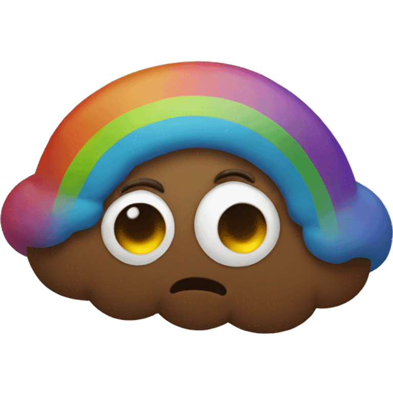 rainbow poop emoji