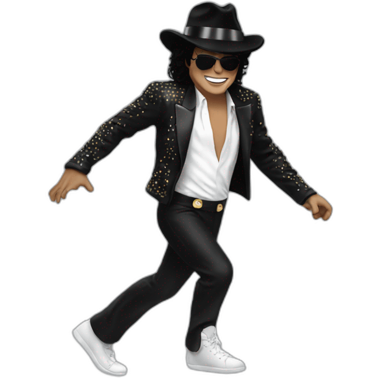 Micheal jackson dancing emoji