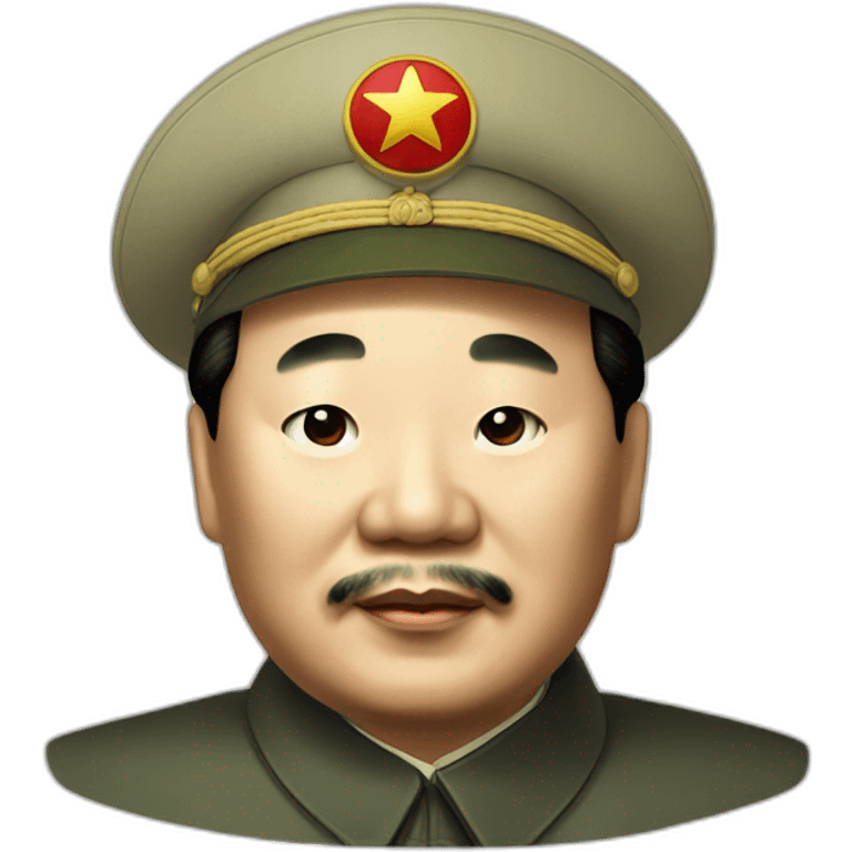 Chairman Mao with Mickey mouse ears emoji