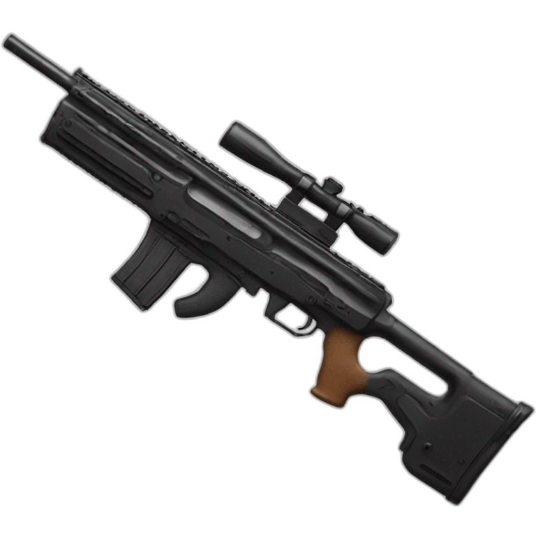 Bullpup rifle emoji