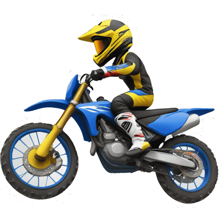 Moto cross emoji