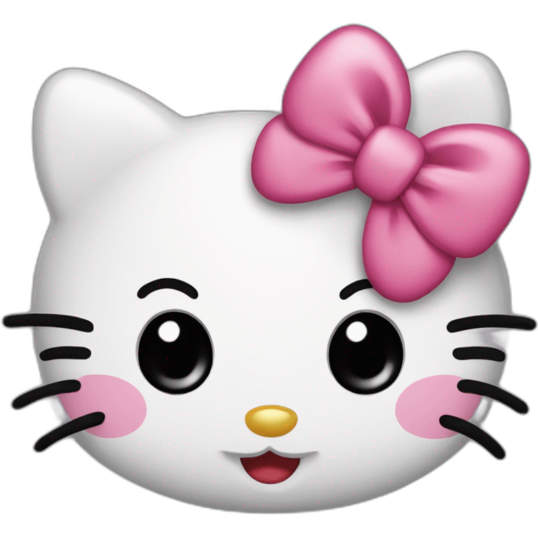 Hello kitty qui tire la langue  emoji