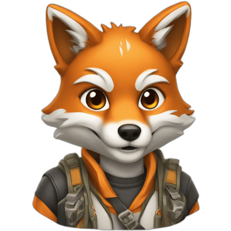 Fox gamer emoji