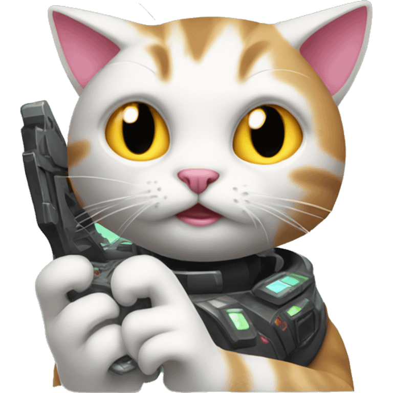 Cat Gaming galaxical emoji