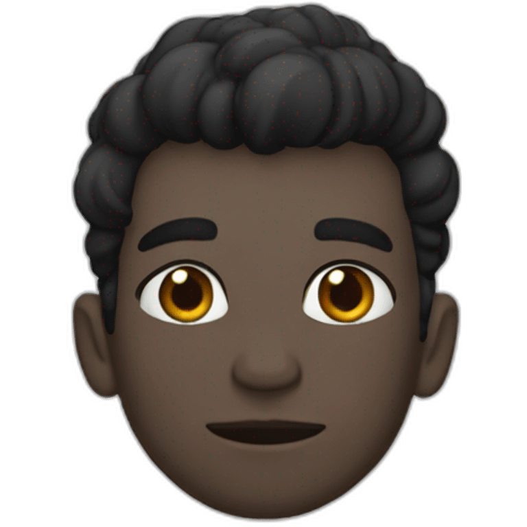 Chimuelo (dragón) negro emoji