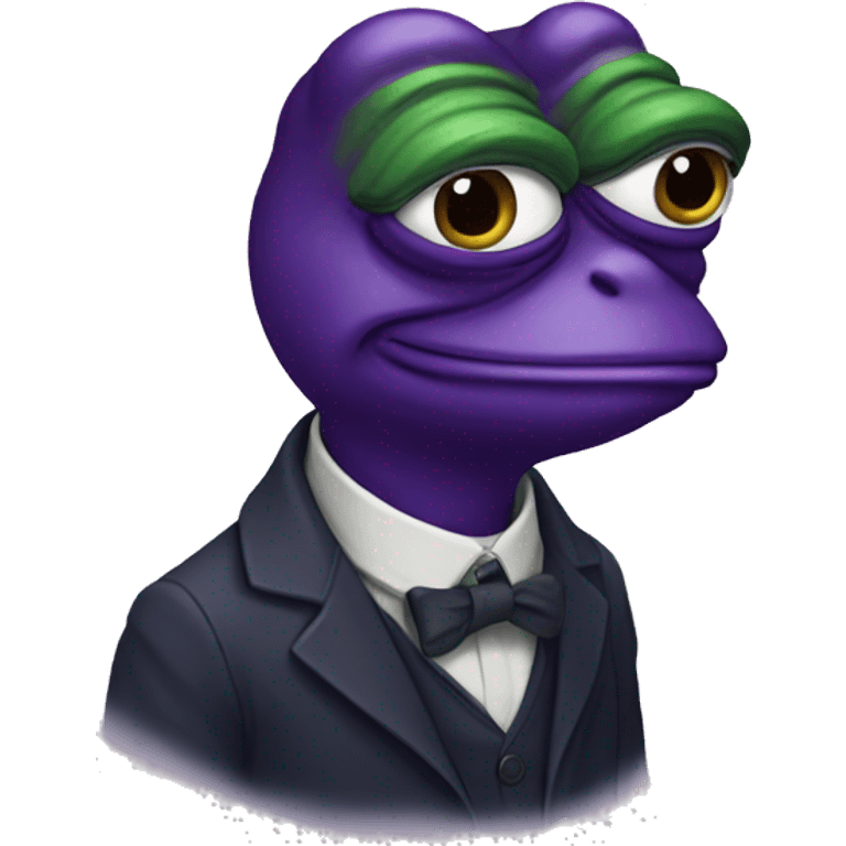 purple berries pepe frog emoji