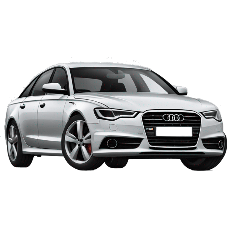 Audi A6 black face emoji