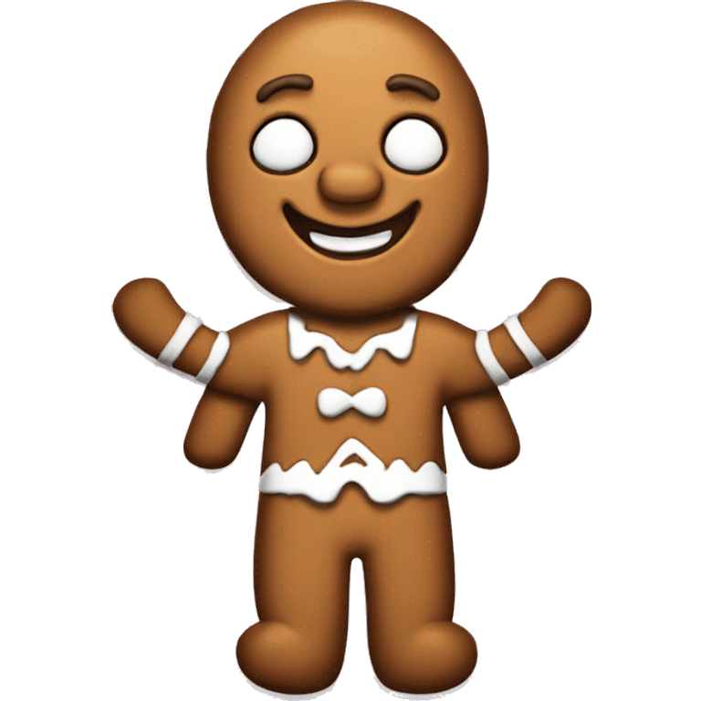 gingerbread cookies in the form of a man from the cartoon Shrek emoji