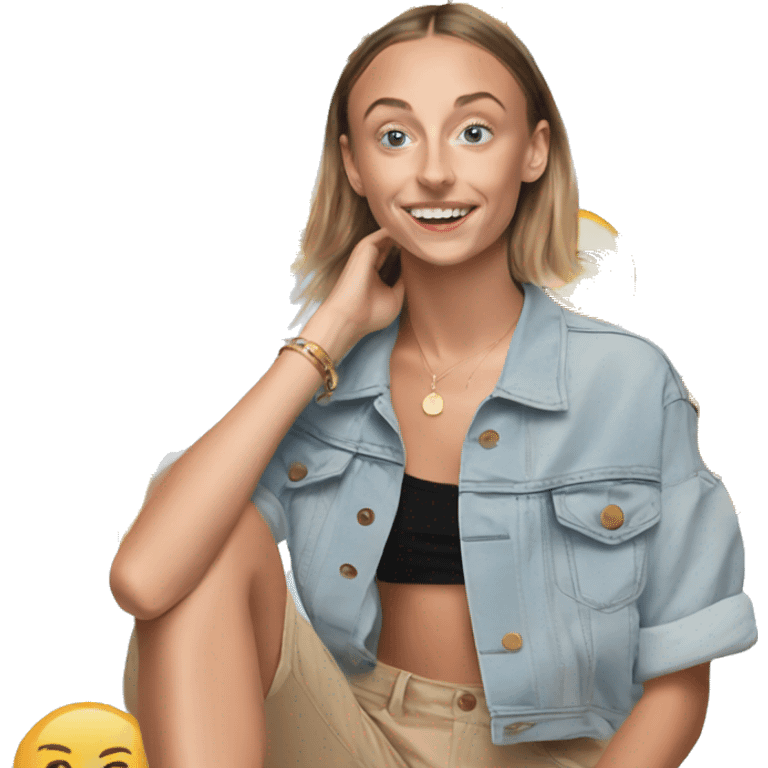 Emma Chamberlain lifestyle emoji