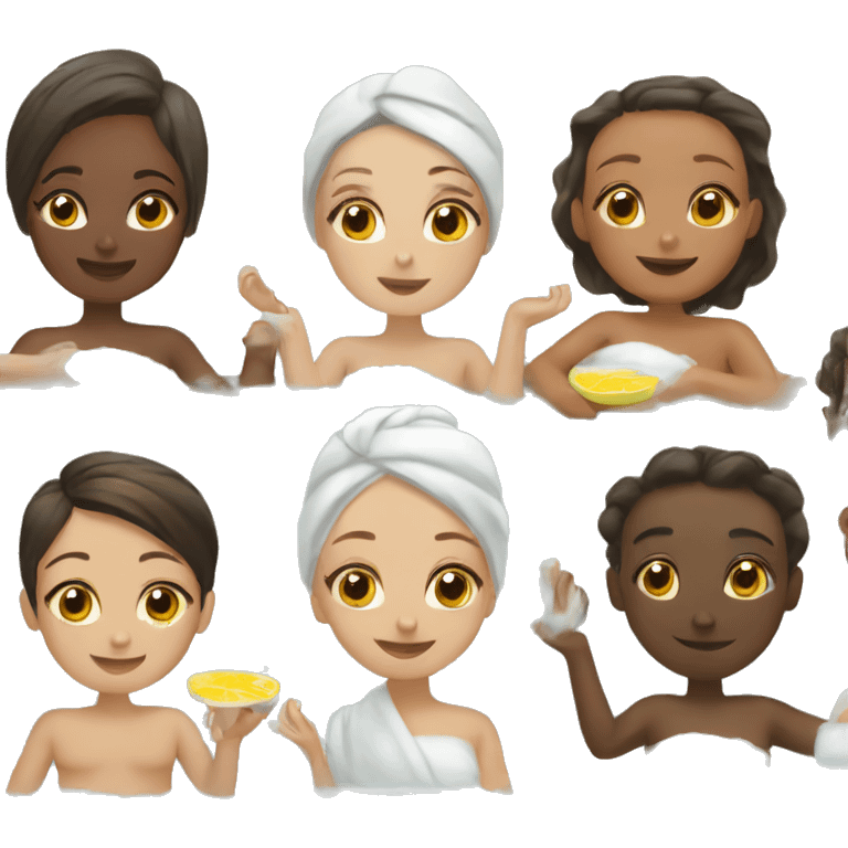 Spa day emoji