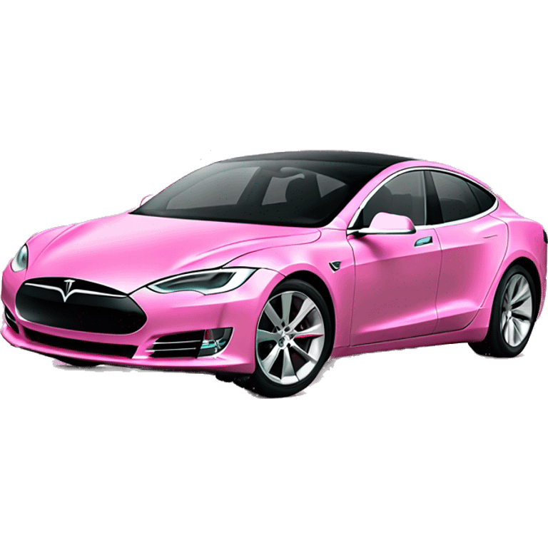 Pink tesla emoji