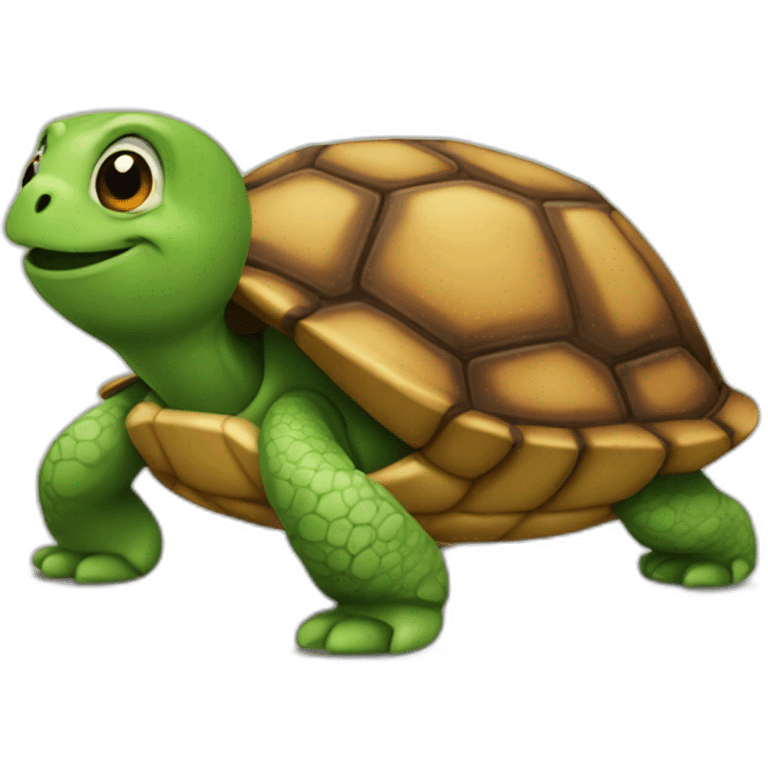 Caca sur tortue emoji