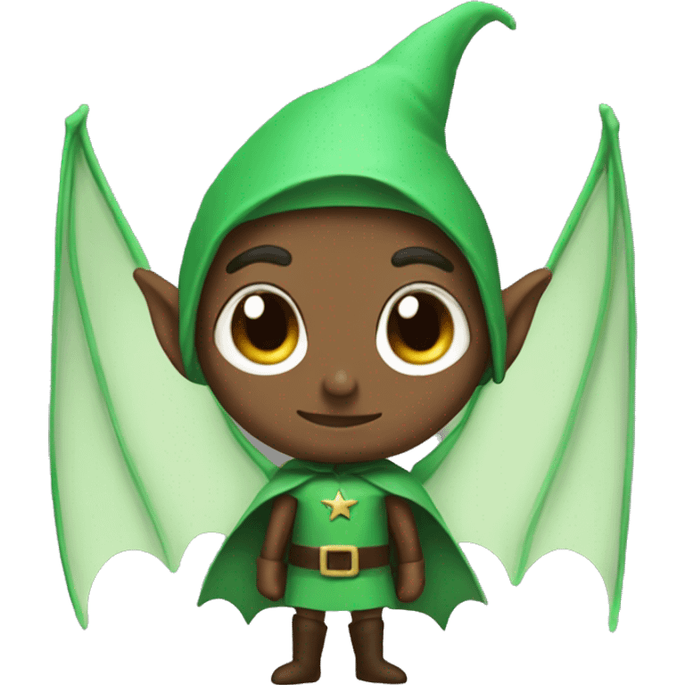 elf with bat wings emoji