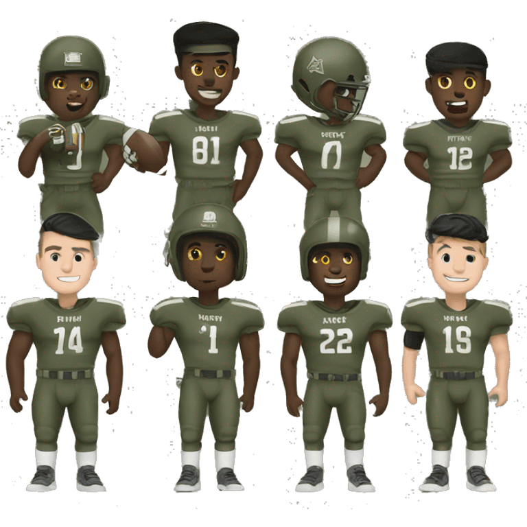 Army football team  emoji