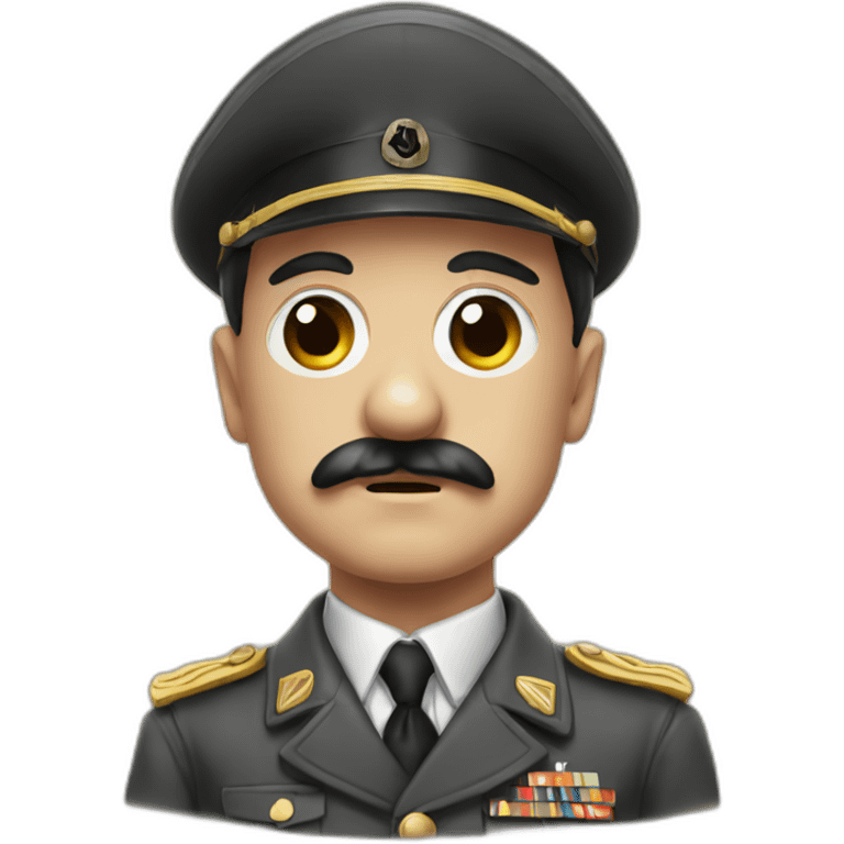 hitler looking at the camera emoji