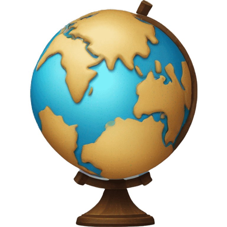 I want to make an emote or a gif that makes globe that rotates emoji