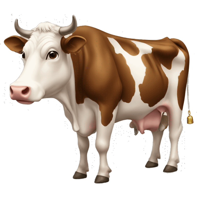 Cow with a Bell  emoji