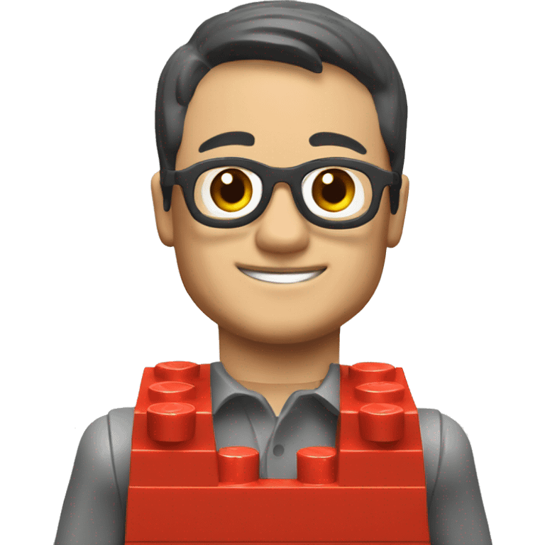 Red LEGO brick emoji