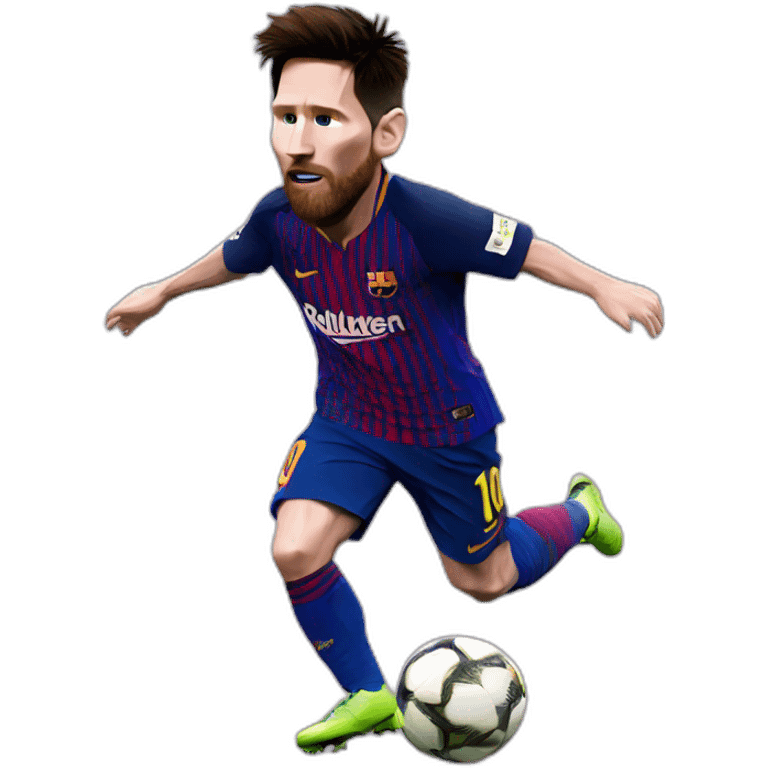 Messi doing Suiiii  emoji