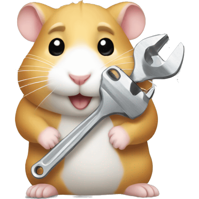 hamster with wrench emoji