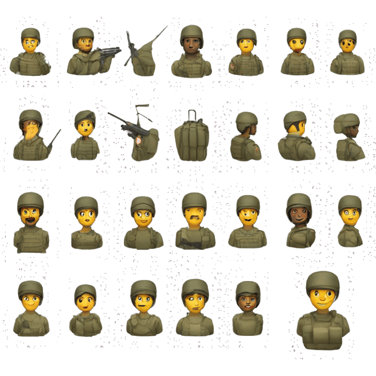 Dubaïden qui fait un salut militaire emoji