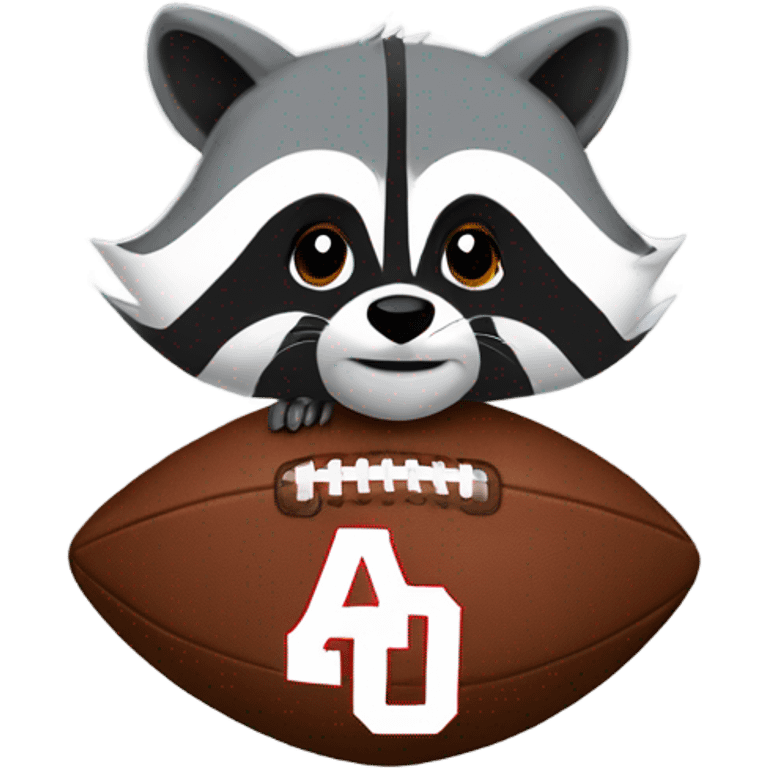 raccoon ohio state football emoji