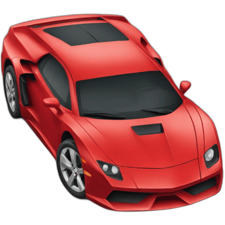 exotic red car emoji