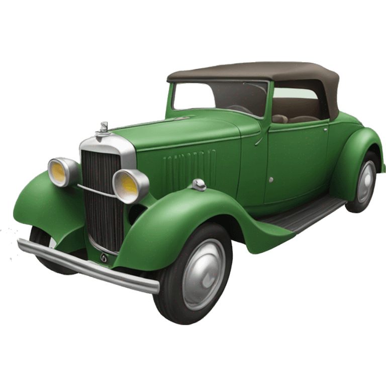 oldtimer green  emoji