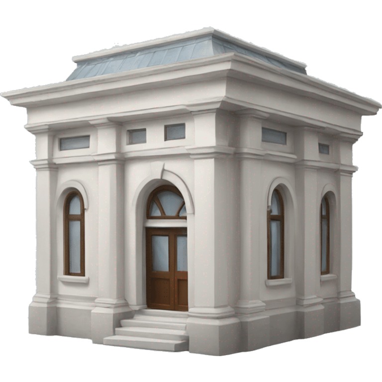 Building with architectural details emoji