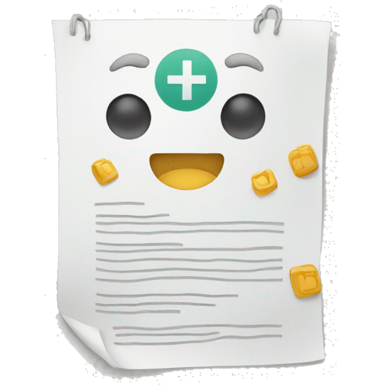 medical document emoji