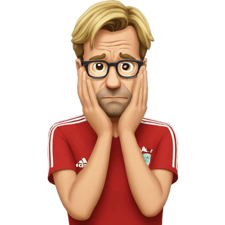 Jurgen Klopp facepalm emoji emoji