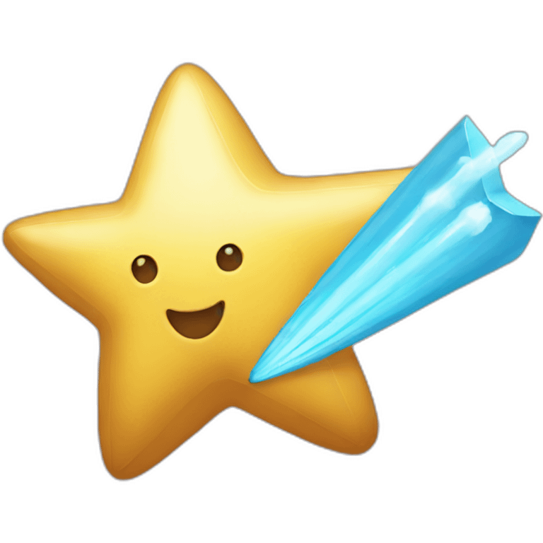 shooting star emoji emoji