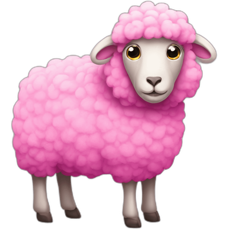 pink sheep emoji