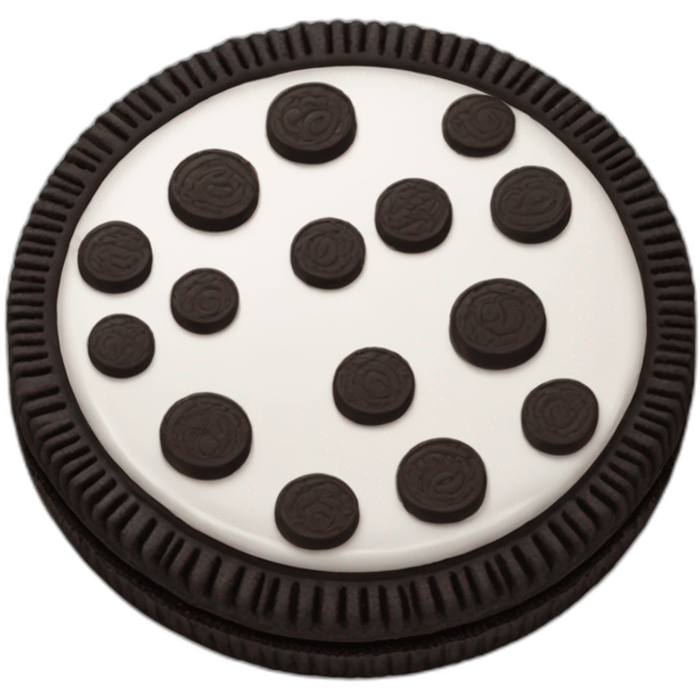 Oreo cookie emoji