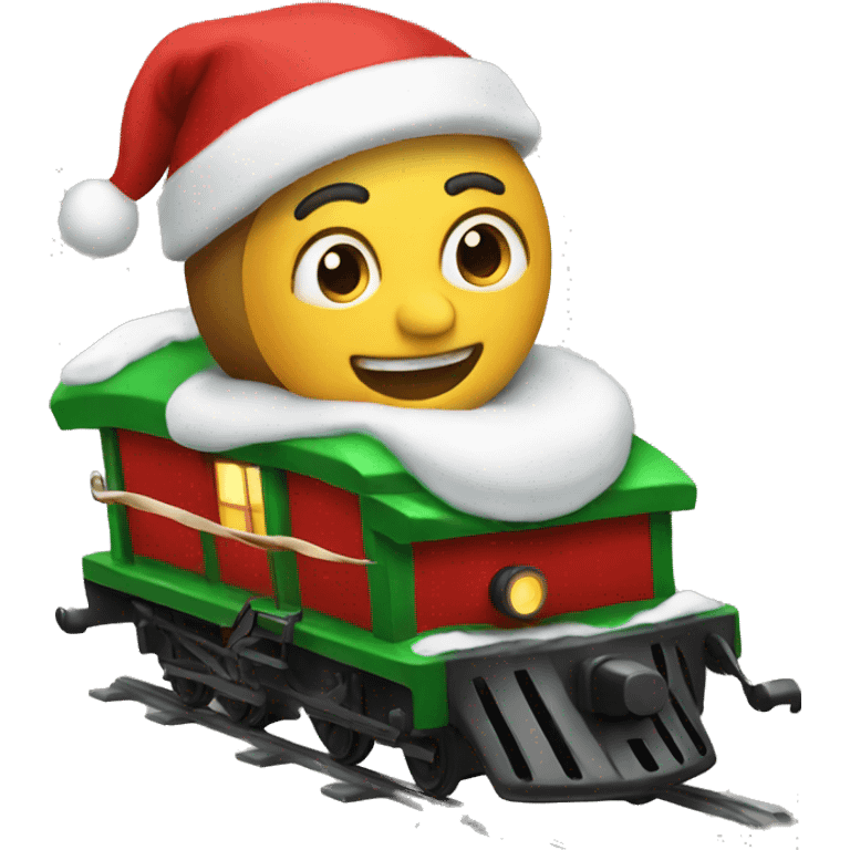 christmas train emoji