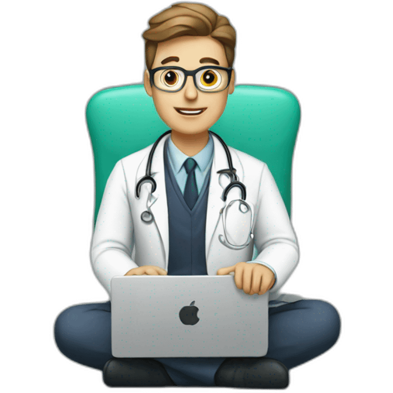 doctor-with-laptop emoji