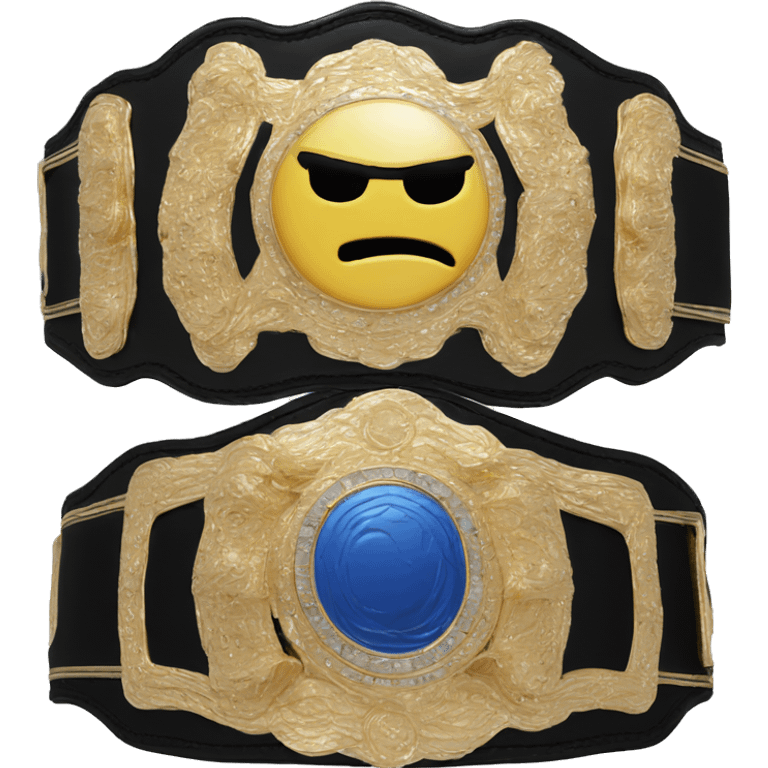 Knuckle champion belt  emoji