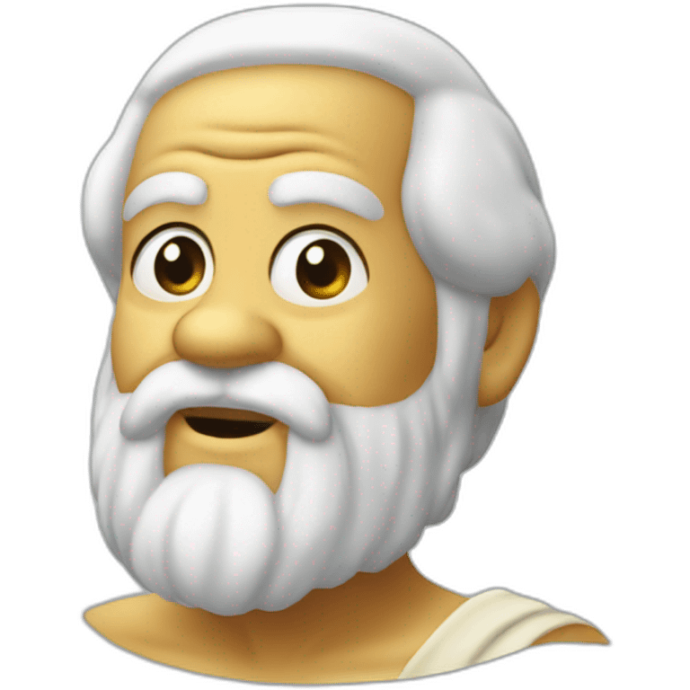 Socrates thumbs up emoji