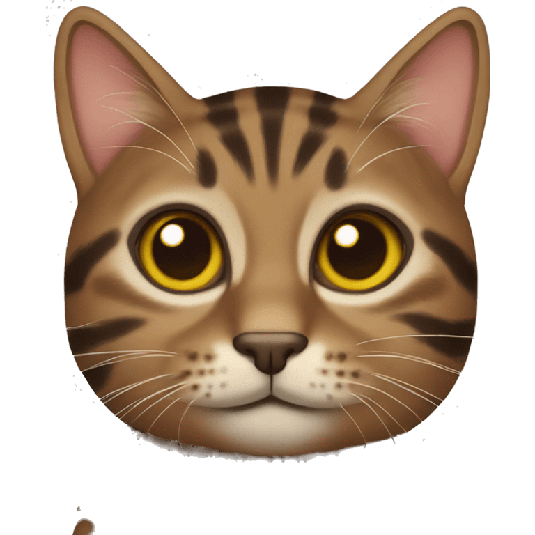 Brown Tabby cat emoji