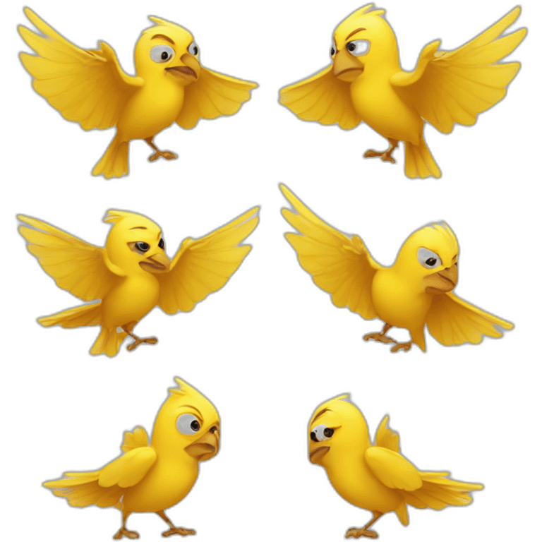 Twitter-bird-fighting-Elon-musk emoji