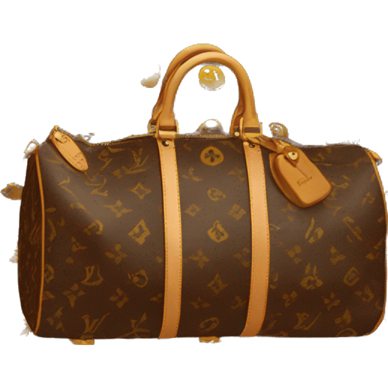 Vuitton keepall emoji