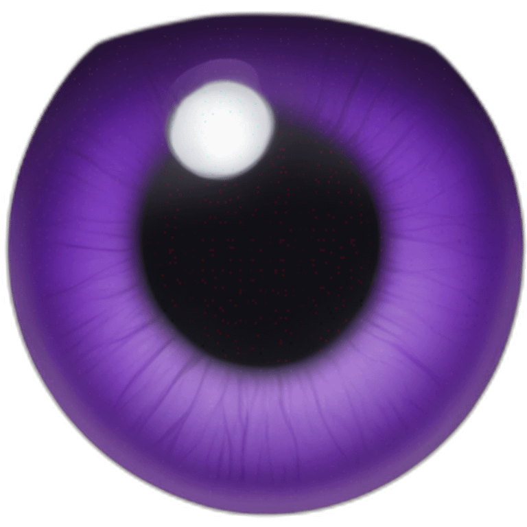 majestic godly violet iris eyeball serious intense symmetrical knowledgable emoji